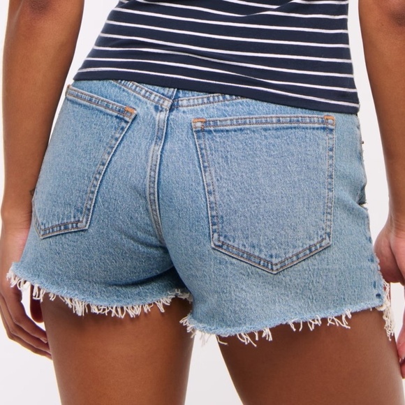Abercrombie | Size 28 | High Rise Mom Shorts | Distressed - Picture 1 of 5